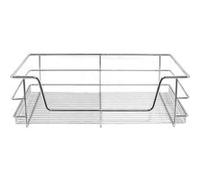 Paniers de Cuisine en Acier Kukoo - Rangement Pour Placard,Cabinet de 60 cm Largeur Gain d'Espace avec Système Coulissant avec Fermeture Amortie [Pack de 6] KIT Fixations INCLUS