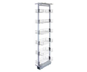 KuKoo Garde-Manger Coulissant de Cuisine - 190-220cm Hauteur