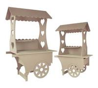 KuKoo Lot de 2 Chariots Présentoirs de Friandises G