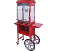 KuKoo Machine à Popcorn Professionnelle avec Chariot Rouge G