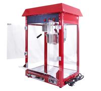 KuKoo - Machine à Popcorn 226 g Commercial en Inox Rouge [Accessoires INCLUS]