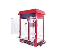 KuKoo - Machine à Popcorn 226 g Commercial en Inox Rouge [Accessoires INCLUS]