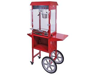 KuKoo - Machine à Popcorn Professionnelle d’une capacité de 226g et Chariot