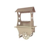 Chariot Présentoir de Friandises - Personnalisable - MDF - 132cm x 87cm x 48cm
