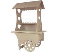 Chariot Présentoir de Friandises - Personnalisable - MDF - 132cm x 87cm x 48cm