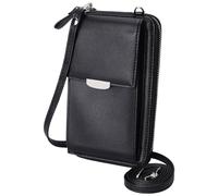 KUKOO Petit sac à bandoulière pour téléphone portable avec emplacements pour cartes de crédit pour femme