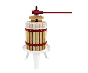 KuKoo - Pressoir à Fruits Traditionnel de 12 litres pour la Fabrication de Jus de Fruit, Vins et Cidres
