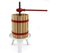 KuKoo Pressoir traditionnel en bois pour jus, vin et cidre – 6 L, 28×60 cm, chêne et acier, manuel