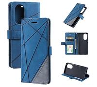 Kukoufey Coque pour Honor 50 5G NTH-AN00 NTH-NX9 NTH-N29 Étui en Cuir,Magnétique Etui Housse pour Huawei Nova 9 4G NAM-AL00 NAM-LX9 NAM-L09 NAM-L29 Étui Téléphone Blue