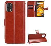 Kukoufey Étui en cuir pour Umidigi A13 Pro 5G, étui portefeuille à rabat en cuir pour UMI Umidigi A13 Pro 5G, étui marron