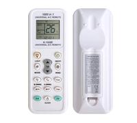 KUKUPOW K-1028E Télécommande universelle pour climatiseur 1000 en 1 A/C Télécommande LCD numérique Compatible avec Fujitsu, LG, Panasonic, Samsung, Mitsubishi