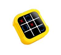 KUKUPOW Tic Tac Toe Bolt Game Console, Jeu de Morpion 3 en Ligne, Jeux de Voyage Portables pour Fête Familiale, Éducation et Développement de la Mémoire pour Enfants et Adultes