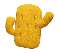 KUKUShining Cactus en Peluche, Coussin Doux Et Mignon en Forme De Cactus Jouet en Peluche pour La Maison Le Canapé Décoration(Yellow,40cm/15.7in)