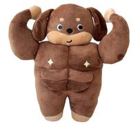 KUKUShining Chien Peluche Oreiller, Chiot Potelé Mignon Animaux Jouets Pelucheux Marionnettes Kawaii for Décoration Canapé