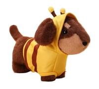 KUKUShining Chiot Peluche, Poupées Danimaux Dessin Animé Teckel Simulation Mignonne avec Tissus Peluches Chien Doux for Canapé Cadeau(Yellow,26cm/10.2in)
