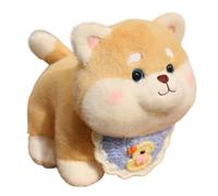KUKUShining Chiot Peluche, Simulation Mignonne Shiba Inu Poupées Danimaux Peluche Dessin Animé Chien Doux Oreiller for Canapé Cadeau(Green)