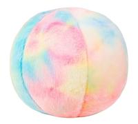 KUKUShining Coussin en Peluche en Forme De Boule, Joli Coussin Décoratif Rond en Forme De Boule Jouet en Peluche Coloré pour Canapé(Pink)