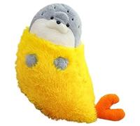 KUKUShining Coussin en Peluche Phoque, Mignon Et Long en Forme De Crevette Frite Coussin Décoratif Jouet Créatif pour Enfants(Blue,70cm/27.6in)