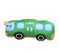 KUKUShining Coussin Peluche Forme Véhicule, Mignon Et Doux Forme Voiture Ou Camion Décoratif for Lit Canapé Jeu Anniversaire(Bus)