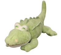 KUKUShining Crocodile Peluche Coussin, Adorables Peluches Dessin Animé Douces Moelleuses Parfaites for Offrir Décorer Canapé(Green,55cm/21.65in)