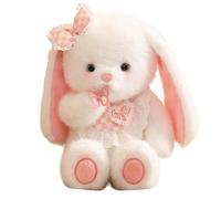 KUKUShining Éléphant Peluche, Animal Peluches Doux Moelleux Renard Poupées Lapin Ours for Cadeaux Anniversaire Canapé(Rabbit,45cm/17.7in)