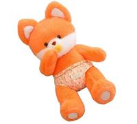 KUKUShining Éléphant Peluche, Animal Peluches Doux Moelleux Renard Poupées Lapin Ours for Cadeaux Anniversaire Canapé(Fox B,45cm/17.7in)