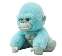 KUKUShining King Kong Peluche, Peluches Chimpanzés Douces Mignonnes Oreillers Câlins for Tenir Compagnie Votre Petite Amie(Blue,20cm/7.87in)