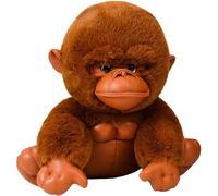KUKUShining King Kong Peluche, Peluches Chimpanzés Douces Mignonnes Oreillers Câlins for Tenir Compagnie Votre Petite Amie(Brown,30cm/11.81in)