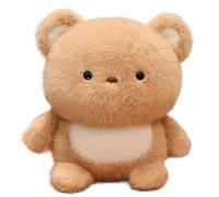 KUKUShining Lapin Peluche, Cochon Mignonne Dessin Animé Canard Loutre Capybara Douce Réaliste Offrir(Bear)