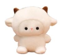 KUKUShining Lapin Peluche, Cochon Mignonne Dessin Animé Canard Loutre Capybara Douce Réaliste Offrir(Sheep)