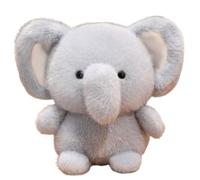 KUKUShining Lapin Peluche, Cochon Mignonne Dessin Animé Canard Loutre Capybara Douce Réaliste Offrir(Elephant)