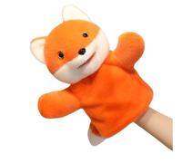 KUKUShining Marionnette À Main en Peluche, Adorable Requin en Peluche avec Bouche Mobile Jouet pour Jeu De Rôle Cadeau Pédagogique(Fox)