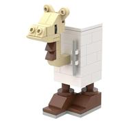 KUKUShining Modèle Italian De Blocs De Construction Brainrot, Ensemble De Constructions Miniatures Amusantes avec Instructions for Enfants Et Adultes(Frigo Camelo C)