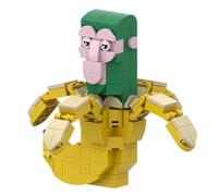 KUKUShining Modèle Italian De Blocs De Construction Brainrot, Ensemble De Constructions Miniatures Amusantes avec Instructions for Enfants Et Adultes(Chimpanzini Bananini)