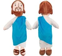 KUKUShining Mon ami Jésus Peluche, Poupée en Coton de Jésus Dieu, Cadeau Religieux du Christ pour l'Église, Décoration catholique de Noël et de Pâques(Yesu)