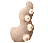 KUKUShining Oreiller en Peluche Pieuvre, Adorable Poupée Tentacules De Pieuvre Super Douce Animal Marin Gants Peluche Jouet Cadeau pour Enfants(Gray)