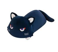 KUKUShining Oreiller Peluche Chat Genshin Long Scaramouche, Oreiller Peluche Anime Wanderer Impact Cat Peluches Jouet Poupée for Les Fans Jeux Cadeaux(Pillow A,70cm/27.6in)