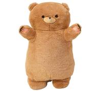 KUKUShining Ours Peluche, Polaires Mignons Peluches Douces Pandas Poupées Câlines Douces pour Décoration Compagnie(Brown)