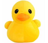 KUKUShining Peluche Canard Jaune, Adorable Animal en Peluche Oreiller Doux Et Moelleux Idéal for Un Canapé Un Anniversaire Ou Un Cadeau d'anniversaire(50cm/19.8in)