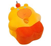 KUKUShining Peluche Capybara, Coussin De Sieste Tout Doux en Forme d'animal Sauvage avec Fruits Peluche Capybara pour Dormir Et Jouer(Blue)