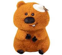 KUKUShining Peluche Castor Mignonne, Peluche Douce Et Moelleuse Idéale comme Cadeau Danniversaire(Standing)