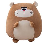KUKUShining Peluche Castor, Réalistes Forme Danimaux Gonflables Jouets Mignons Peluches pour Canapé Cadeau Danniversaire(Beaver)