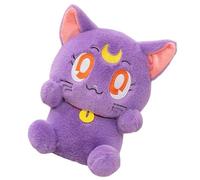 KUKUShining Peluche Chat, Animal Câlin Oreiller Doux Et Réaliste Jouet en Peluche Cadeau pour Bébé Enfants Petites Amies(Purple,23cm/9.05in)