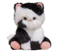 KUKUShining Peluche Chat, Animal en Peluche Doux Et Câlin Coussin Jouet De Dessin Animé Poupée Moelleuse pour Enfants Câlins Et Détente(Pink)