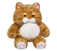 KUKUShining Peluche Chat, Chaton Dodu Jouets en Peluche Mignons Et Paresseux Coussin Doux Cadeaux pour Adultes Et Adolescents(Yellow,28cm/11in)