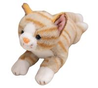 KUKUShining Peluche Chat, Chaton en Peluche Réaliste Douce Et Câline pour Un Anniversaire Ou La Saint-Valentin(Yellow)