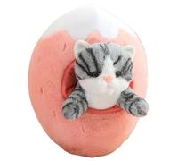 KUKUShining Peluche Chat Fruit, Coussin Doux Et Câlin en Forme D'avocat Fruits Banane Fraise Carotte Jouets Créatifs en Peluche for La Décoration(Pink,45cm/17.7in)