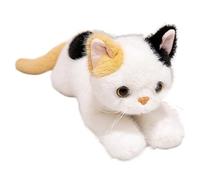 KUKUShining Peluche Chat Ragdoll, Adorable Chaton en Peluche Poupée Douce Et Câline Coussin À Câliner pour des Jeux Imaginatifs(Yellow,45cm/17.7in)