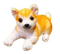 KUKUShining Peluche Chien, Adorable Beagle Husky Shar Pei Akita Coussin Doux for Enfants(Akita)