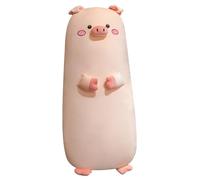 KUKUShining Peluche Cochon, Animal en Peluche Doux Et Mignon Oreiller Confortable for Cadeaux Danniversaire Denfants(Pink)
